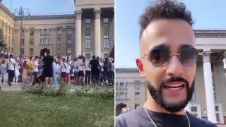 Фан-встречу блогера Гусейна Гасанова прервала полиция Алматы