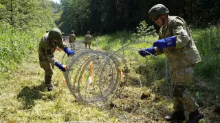 Литва в кредит построит забор на границе с Беларусью