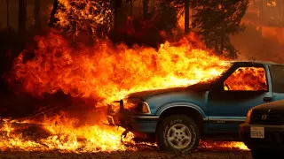 Лесной пожар уничтожил исторический город в США