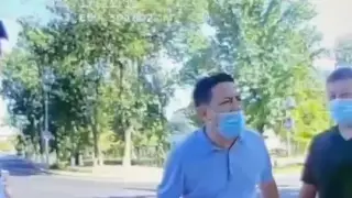 Видео с кричащим начальником ДП Шымкента объяснили в полиции