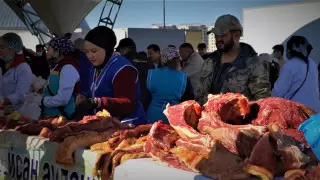 Товаропроизводители ВКО привезли в Нур-Султан около 300 тонн сельхозпродукции