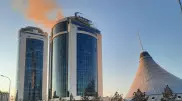 Пожар в здании "Казахмыса" в Нур-Султане: пострадавших нет