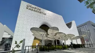 В павильоне Казахстана пахнет степью: фото с EXPO 2020 в Дубае