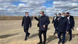 Президент Токаев прилетел в Восточно-Казахстанскую область