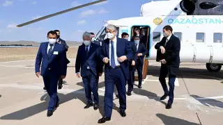 Президент Токаев прибыл в Жамбылскую область