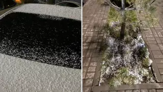 В Нур-Султане выпал снег