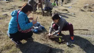 "Однажды здесь будет цветущий сад".  Яблони Сиверса высадили в ущелье Аюсай