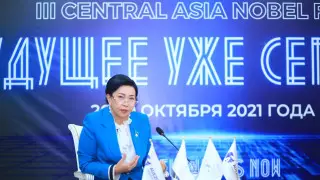 Auezov University выступил на площадке III Нобелевского фестиваля