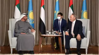 Назарбаев встретился с наследным принцем Абу-Даби