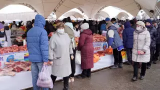 Ярмарка товаропроизводителей Акмолинской области проходит в Нур-Султане