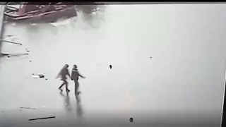 Астанчан испугали дети, которые играли на тонком льду