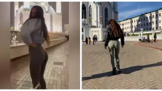 Тиктокерша спровоцировала скандал, снявшись в лосинах на фоне мечети в Казани