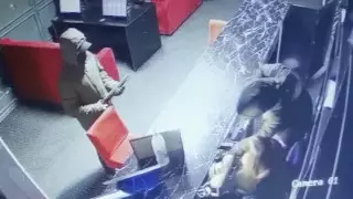 Вооруженное нападение на игровой клуб в Жаркенте попало на видео