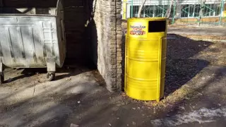 Контейнеры для сбора старого хлеба установили в Алматы