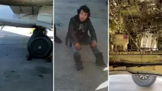 Мигранту, прилетевшему в США в отсеке шасси самолета, грозит депортация