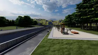 Берег высохшей летом реки благоустроят за 330 миллионов тенге в Есике