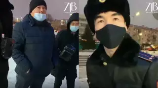 Видео конфликта призывника и полицейских распространяется в Сети