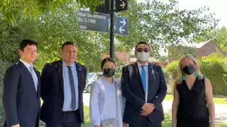 Улицу Абая и площадь Казахстана открыли в Аргентине