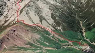 Горнолыжный комплекс "Шымбулак" - перевал Талгарский - ледник Богдановича