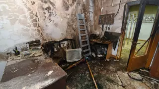 Появились фото из разгромленного акимата Алматы