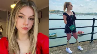 Визажист без рук и ног привлекла внимание известных брендов и восхитила соцсети