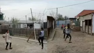 Ауыл балаларының ойынына комментатор болған жігіт Қазнетті тәнті етті