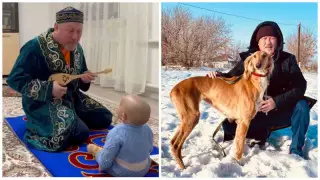 "Внук обожает мои выступления". Интервью с дедушкой, покорившим сердца казахстанцев