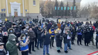 В Алматы прошел митинг за выборность акимов