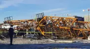 В МЧС рассказали подробности падения башенного крана в Нур-Султане