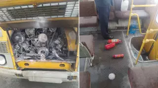 Переполненный детьми школьный автобус загорелся в Актобе