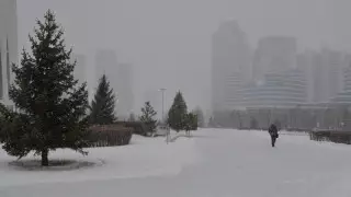 Штормовое предупреждение объявлено в столице и 9 областях Казахстана