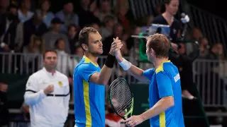 Казахстан выиграл второй матч у Норвегии в Кубке Дэвиса