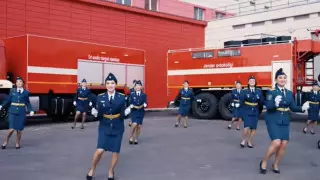 Зажигательный флешмоб в честь 8 Марта станцевали сотрудницы ДЧС Алматы