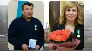 Дворника и храбрую алматинку наградили за смелые поступки во время январских событий