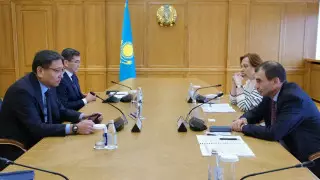 Досаев встретился с делегацией Европейского банка реконструкции и развития