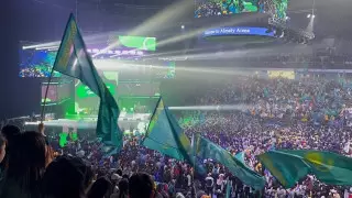 Появилось видео с молодежного форума в Алматы