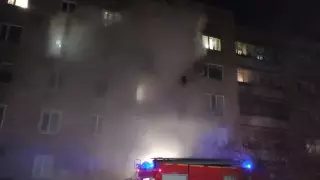 6 человек спасли из ночного пожара в Павлодаре