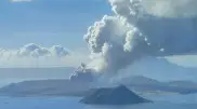 Вулкан Тааль проснулся на Филиппинах