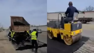 Асфальт за свой счет уложили жители двух сел в Мангистау