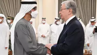 Касым-Жомарт Токаев встретился с президентом ОАЭ