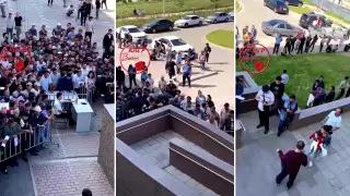 Очереди из мигрантов в ЦОНе Алматы сняли на видео