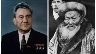 Автомобили Кунаева и Жамбыла показали в Талдыкоргане