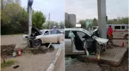Автомобиль влетел в билборд в ЗКО, пассажирка погибла