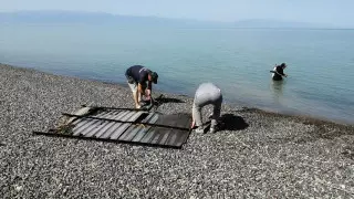 90 килограммов железа подняли со дна Алаколя