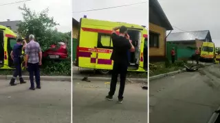 Автомобиль въехал в дерево после столкновения со скорой в Семее