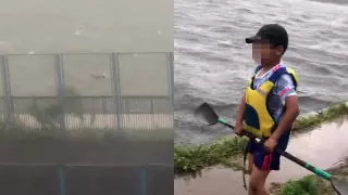 "Было страшно". 20-летний астанчанин спас ребенка во время шторма на реке