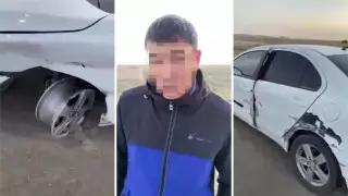 Пьяный полицейский попал на видео и был уволен в Атырауской области
