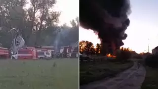 Военный самолет упал в России: есть погибшие