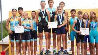 В Бурабае прошел юбилейный 30-й национальный чемпионат по триатлону