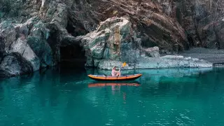 "Мы и не ожидали, что там будут такие чудеса": алматинец заснял удивительное место на Алаколе